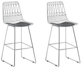 Set scaune tip bar 2buc. Pesto (argint). 1009925