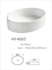 Lavoar Aplicat Modern Line 50×35.5CM – HY-4003