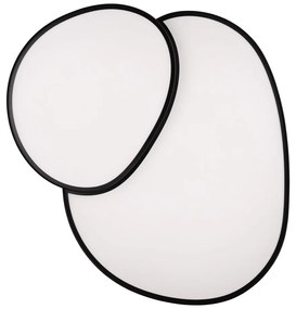 Plafonieră neagră LED 63.5x77 cm Rise – Trio