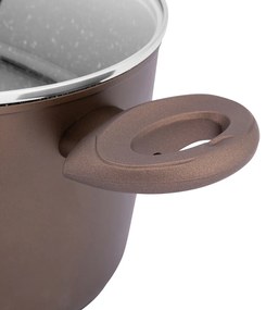 Valdinox Aurum Cratiță cu suprafață antiaderentă cu capac, 24 cm, 6 l