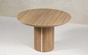 Masă lemn masiv Scar Ø120×75 cm