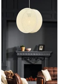 Pendul pe cablu BIG DRUM 1xE27/60W/230V, crem