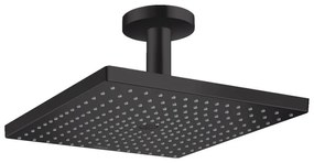 Palarie de dus, Hansgrohe, Raindance E 300, cu brat de montaj, negru mat