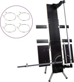 vidaXL Tăietor de spumă cu picioare din aluminiu, 200 W