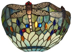 Endon 64102 - Aplică de perete Tiffany DRAGONFLY 1xE14/40W/230V