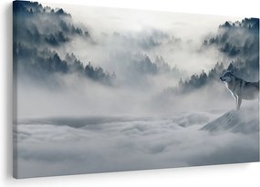 Tablou cu lupi (90x60 cm)