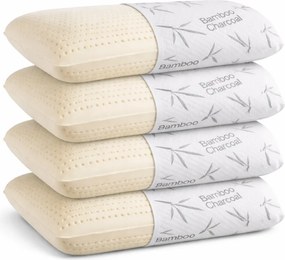 PACHET 4 PERNE AERO-SAN LATEX 249, Pernă ortopedică pentru dormit, din latex natural, cu sistem de ventilație al aerului