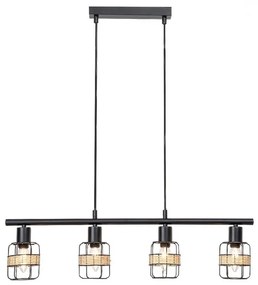 Lustra suspendata stil industrial Indiana 4L