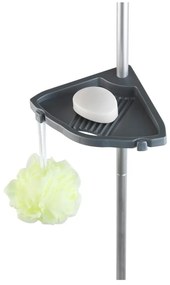 Raft telescopic de perete pentru baie Wenko Easy, gri