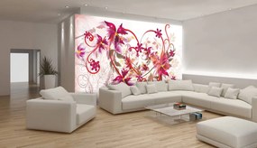 Fototapet - Arta florală - abstract (152,5x104 cm)