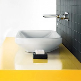 Baterie lavoar crom, cu montaj pe perete, Hansgrohe, Logis