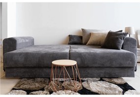 Canapea foarte spaţioasă, gri/gri deschis/bej, GILEN BIG SOFA