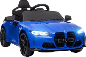 AIYAPLAY Mașinuță Electrică BMW M4 pentru Copii, Albastră | Aosom Romania