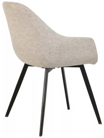 Scaun Vinto bej deschis/negru Brego 31