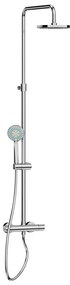 Set de duș cu baterie termostatică JIKA H3337170045711 MIO crom lucios