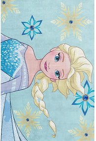 Covor antiderapant pentru copii Homefesto Frozen, 80 x 150 cm