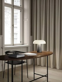 Veioza, lampa de masa design modern Glossy gri