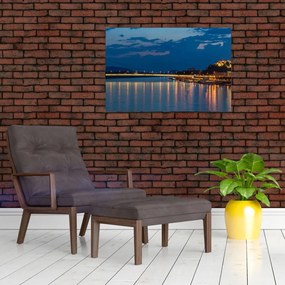 Tablou cu Bratislava și palat (90x60 cm)