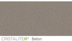 Baterie bucatarie Schock Plutos Cristalite Concrete, aspect granit, cartus ceramic, gri beton
