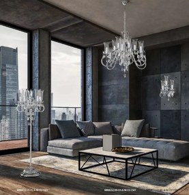 Candelabru cu 25 brate LUX design modern, Cristal Bohemia Exclusive Miracle