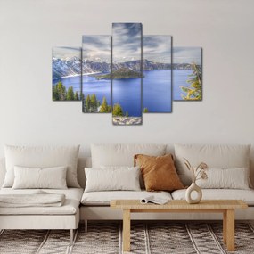 Tablou lacul montan (150x105 cm)