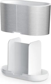 Suport pentru periuța de dinți argintiu din oțel inoxidabil Duo Steel – Joseph Joseph