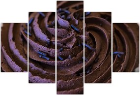 Tablou - Cupcake din ciocolată (150x105 cm)