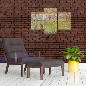 Tablou - Georges Seurat, Study for "La Grande Jatte", reproducere (90x60 cm)