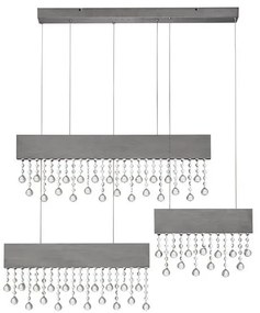 Lustra LED suspendata stil elegant CRISTA titan