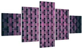 Tablou textura în mov (125x70 cm), în 40 de alte dimensiuni noi