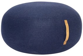 Puf Hübsch Turenio, ø 70 cm, albastru închis
