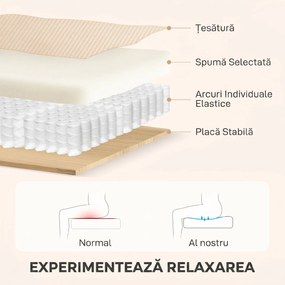 HOMCOM Canapea Extensibilă în Formă de L cu Spațiu de Depozitare și 2 Perne Bej | Aosom Romania