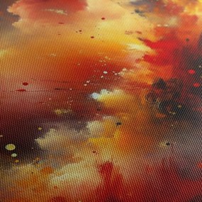Tablou furtună abstractă în flăcări