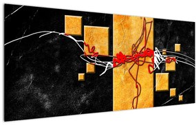 Tablou abstract - Dansatoare (120x50 cm)