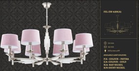 Candelabru 8 brate realizat manual Fellino
