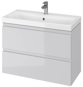 Dulap pentru lavoar, 57x80x38cm, 2 sertare, gri 800 mm, Gri