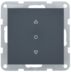 Intrerupator jaluzele 10A, IP20, Night, Panasonic Karre Plus 55 Soft Touch