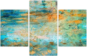 Tablou - Abstract albastru (90x60 cm)