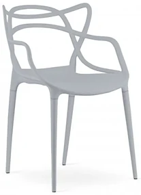Scaun din plastic gri deschis KATO