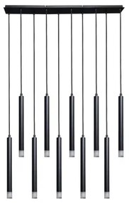 Lustră pe cablu Rabalux 72364 RAMIRA 10xG9/5W/230V negru