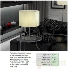 Veioza, lampa de masa exterior IP64 Timor 464832