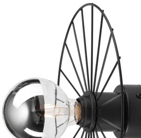 Aplică MONTANA 1xE27/15W/230V d. 30 cm negru