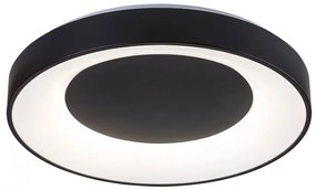 Plafoniera LED cu telecomanda design slim Ceilo neagra