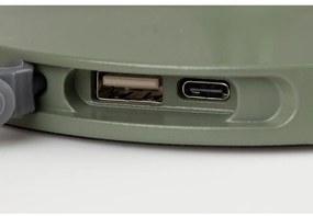 Veioză verde cu intensitate reglabilă (înălțime 33 cm) Hub – White Label