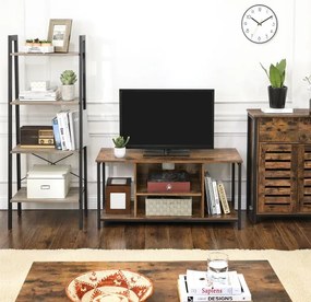 Dulap cu sertare FIRA maro/negru