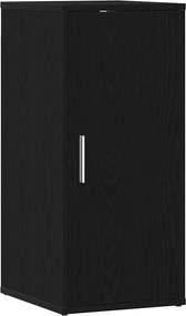 vidaXL Dulap Pantofi Stejar Negru 32x35x70 cm Lemn prelucrat