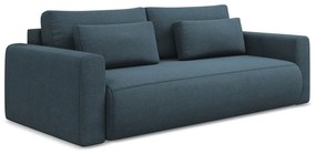 Canapea albastră extensibilă/cu spațiu de depozitare 238 cm Kapua – Makamii