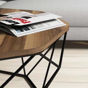 Măsuță de conferință Diamond Walnut