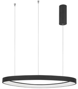 Lustra LED design modern circular ESTEVA negru NVL-9053552