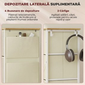 HOMCOM Comodă cu 8 sertare pliabile, cu 4 buzunare de depozitare și 2 cârlige | Aosom Romania